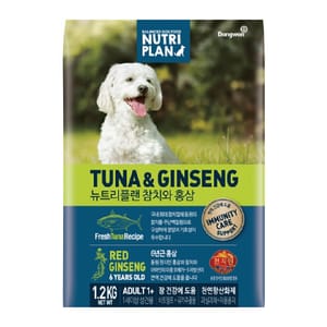Nutriplan Nutriplan 營養企劃 狗糧 吞拿魚及紅參 1.2Kg - 限時優惠   正面圖