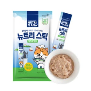 Nutriplan Nutriplan 貓肉泥 營養企劃 韓國肉泥餐包 黃尾鰤及吞拿魚 14g 5本 - 限時優惠 14g 正面圖