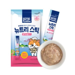 Nutriplan Nutriplan 貓肉泥 營養企劃 韓國肉泥餐包 海魴及吞拿魚 14g 5本 - 限時優惠 14g 正面圖