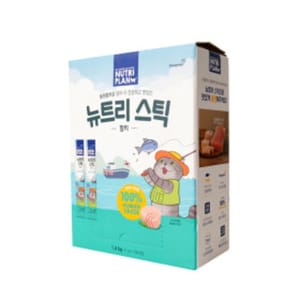 Nutriplan Nutriplan 貓肉泥 營養企劃 韓國肉泥餐包 吞拿魚 14g 100本   - 限時優惠 14g  正面圖