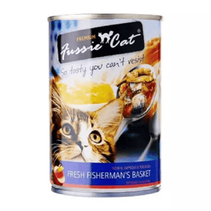Fussie Fussie Cat 貓罐頭 漁夫之籃 400g 400g 正面圖