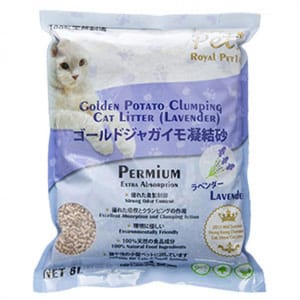 ROYAL ROYAL PET148 黃金馬鈴薯幼條凝結砂 薰衣草味 9.5L 5L 正面圖