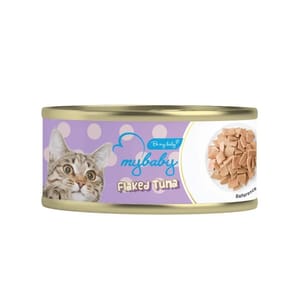 My My baby 貓罐頭 吞拿魚塊 Flaked Tuna 85g 85g 正面圖