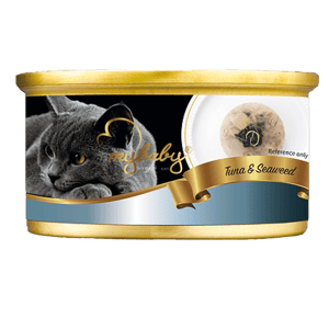 My My baby 貓罐頭 吞拿魚及海藻 Tuna with Seaweed 85g 85g  正面圖
