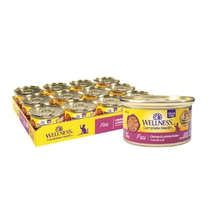 WELLNESS WELLNESS 貓罐頭 Complete Health 無穀物 Pate營養系列 雞肉及龍蝦 3oz 85g 3oz  正面圖
