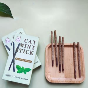 HelloDOG HelloDOG 玩具嚴選 貓玩具 蟲癭果木天蓼棒 6支裝 背面圖