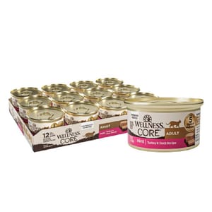 WELLNESS WELLNESS CORE 貓罐頭 無穀物 Classic Pate 火雞及鴨肉 5.5oz 156g 5oz 正面圖