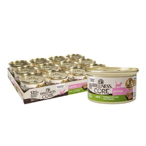 WELLNESS WELLNESS CORE 貓罐頭 無穀物 Classic Pate 幼貓專用配方 火雞及雞肝 5.5oz 156g 5oz 正面圖