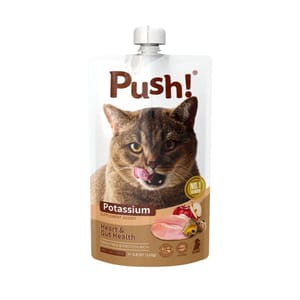 Push! Push! 噗滋包 機能貓貓主食肉泥 雞肉鵪鶉 110g 110g 正面圖