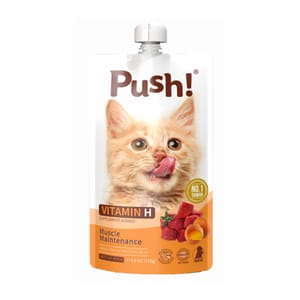 Push! Push! 噗滋包 機能貓貓主食肉泥 雞肉+甲魚 110g 110g 正面圖