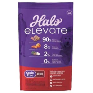 HALO HALO 狗糧 成犬無穀糧 紅肉甜薯配方 20lb 20lb  正面圖