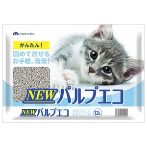 日本SANMATE 日本SANMATE 新有機環保 紙貓砂 12L 12L  正面圖