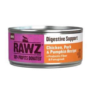 RAWZ RAWZ 貓罐頭 Soultion Based系列 消化系統保健配方 雞肉、豬肉、南瓜 155g 155g 正面圖