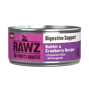 RAWZ RAWZ 貓罐頭 Soultion Based系列 消化系統保健配方 兔肉、蔓越莓 155g 155g 正面圖