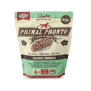 Primal Primal 狗糧 急凍鮮肉粒系列 雞肉配方 4lb 4lb  正面圖