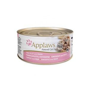 Applaws Applaws 貓罐頭 天然優質吞拿魚及蝦 Tuna with Prawn 70g 70g  正面圖