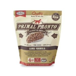 Primal Primal 狗糧 急凍鮮肉粒系列 羊肉配方 4lb 4lb 正面圖