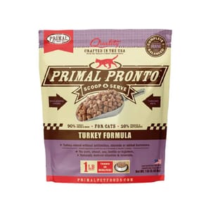 Primal Primal 貓糧 急凍鮮肉粒系列 火雞配方 1lb 1lb 正面圖