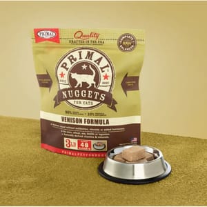 Primal Primal 貓糧 急凍鮮肉磚系列 鹿肉配方 3lb 3lb  正面圖