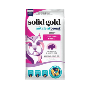 Solid Solid Gold 素力高 狗糧 小型犬全年齡 野牛配方 3.75lb 75lb 正面圖