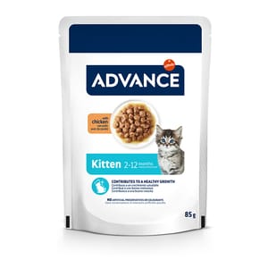 ADVANCE ADVANCE 貓濕糧 日常護理 幼貓配方 雞肉 85g 85g 正面圖