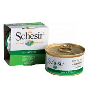 Schesir Schesir 啫喱貓罐頭 雞肉絲飯 85g 85g  正面圖