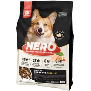 HeroMama HeroMama 狗糧 益生菌晶球糧 羊奶燉雞+牛肉丁 6kg 6kg  正面圖