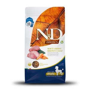 Farmina Farmina N&D 狗糧 無穀物天然螺旋系列 小型成犬配方 天然棕毛 2kg 2kg 正面圖