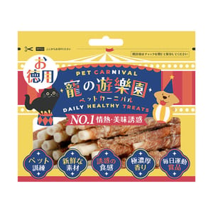 寵之遊樂園 寵之遊樂園 風乾狗零食 鴨肉繞牛皮棒 50g 50g 正面圖