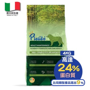 Prelibe Prelibe 派樂比 狗糧 意大利成犬乾糧 全品種適用 4kg 4kg  正面圖