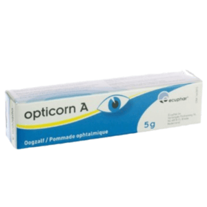 Ecuphar Ecuphar 科盾眼角膜滋養保護眼膏  Opticorn A 5g  正面圖