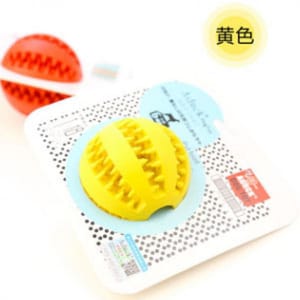 Aduck Aduck 橡膠食物誘導彈力球狗狗訓練玩具 正面圖