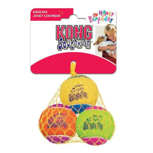 KONG KONG Squeakair® Birthday Balls Ø = 6cm 正面圖