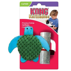 KONG KONG Refillable Catnip Beaver 正面圖