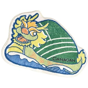 CANAGAN原之選 CANAGAN原之選 限量龍舟地毯 76cm X 50 cm   正面圖