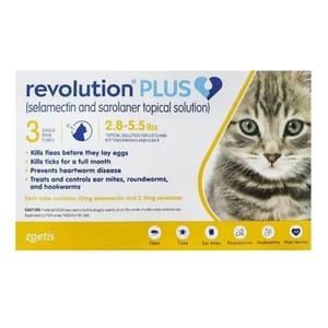 Revolution Revolution Plus for Cats Yellow 0.25ml 3P 25ml 正面圖