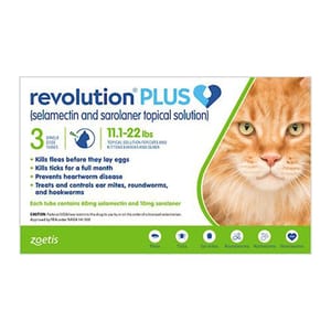 Revolution Revolution Plus for Cats Green 1ml  3P 1ml  正面圖