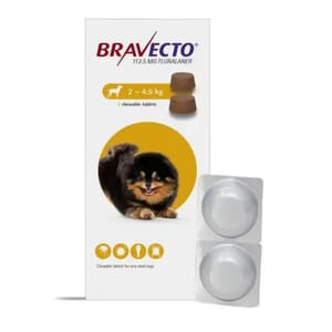 Bravecto Bravecto Toy Dog 2kg 正面圖