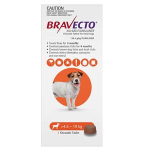 Bravecto Bravecto Small Dog 5kg 正面圖