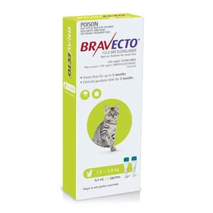 Bravecto Bravecto Spot On Cat Green 0.4ml 2P 4ml 正面圖