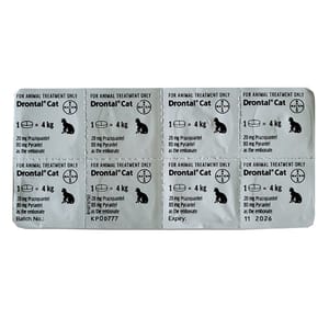 Bayer Bayer Drontal Cat 8粒 8粒 正面圖