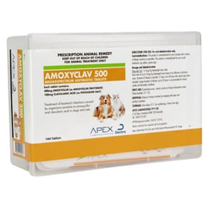Amoxyclav Amoxyclav 500mg tablet 80粒 80粒  正面圖