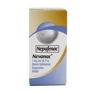 Nevanac Nevanac Ophthalmic suspension 0.1% 5ml 5ml 正面圖
