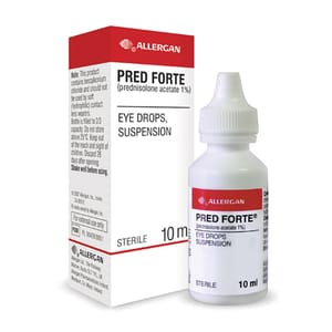 Allergan Allergan Pred Forte Ophthalmic Suspension 5ml 5ml 正面圖