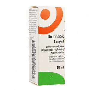 Dicloced Dicloced 1mg eye drops 10ml 10ml 正面圖