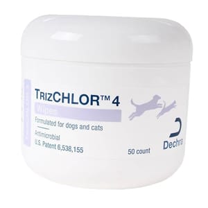 TrizCHLOR TrizCHLOR 4 Wipes for Dogs & Cats 50count 貓犬用 正面圖