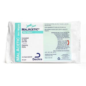 Dechra Dechra MalAcetic Wet Wipes 25Count 正面圖