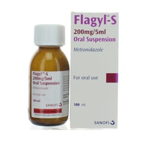 Flagyl Flagyl S Suspension 100ml 100ml 正面圖