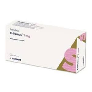 Tacrolimus Tacrolimus Sandoz 1mg capsules 100粒 100粒 正面圖