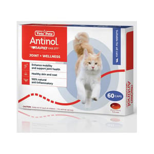 Antinol Antinol Rapid Joint Supplement for Cats 30粒 30粒 正面圖